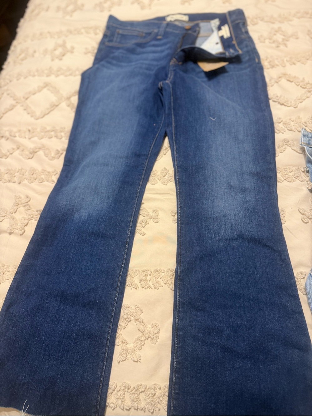 Madewell Dark Blue Flared Jeans